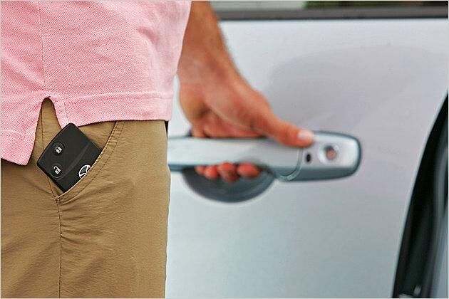 Neues Extra: Für 290 Euro Aufpreis kann die Chipkarte in der Hosentasche bleiben