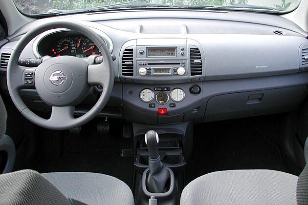 Das Cockpit des Micra: richtig nett