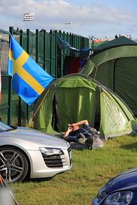 Camping während des 24-Stundenrennens von Le Mans - Camping mit Stil