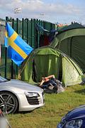 Camping während des 24-Stundenrennens von Le Mans - Camping mit Stil