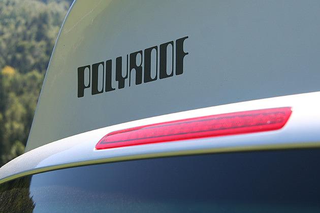 Das Hochdach nennt sich bei VW Polyroof