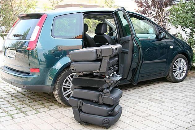 Stellt sich noch die Frage, wohin mit dem Gestühl aus dem C-Max
