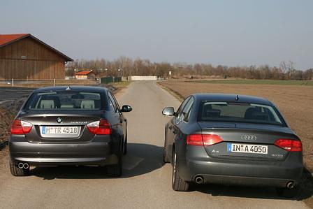 Vergleich Audi A4 3.0 TDI vs. BMW 330xd