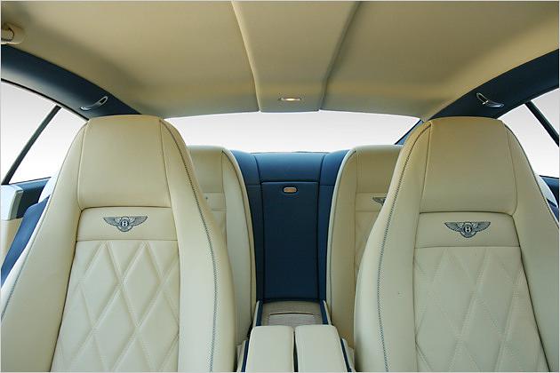 Viel Platz und Ruhe im Innenraum des Bentley