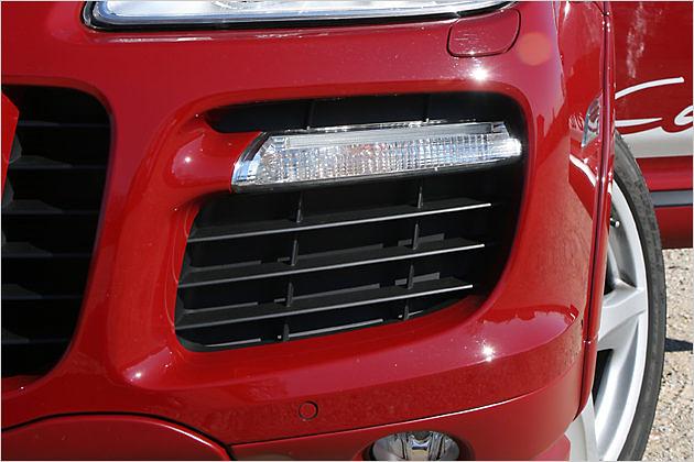 Quer-Blinker am GTS: Normalerweise tragen die Saugmodelle senkrechte Blinker