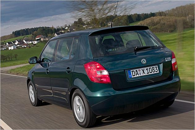 Außerdem besitzt der Spar-Fabia Reifen mit geringem Rollwiderstand