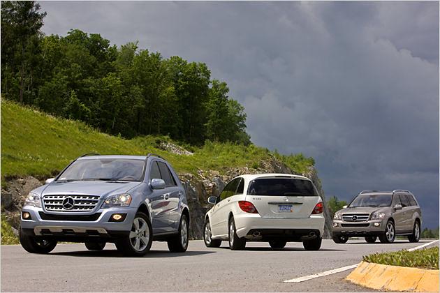 ML, R-Klasse und GL: Alle drei starten im Herbst 2008 in den USA als 320 BlueTEC
