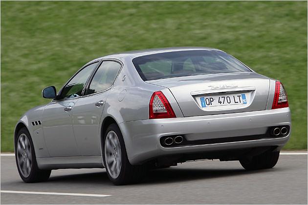 Auch von hinten schick: Der neue Viertürer aus dem Hause Maserati