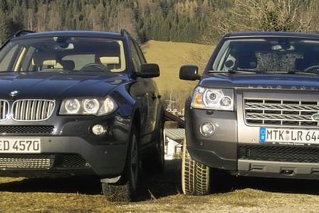 BMW X3 vs. Land Rover Freelander II
