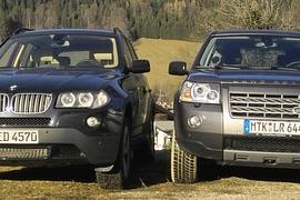 Vergleich: BMW X3 vs. Freelander II - Sportliche 4x4 Vergleich: BMW X3 vs. Freelander II - Sportliche 4x4