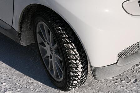 Mit dem Smart im Schnee