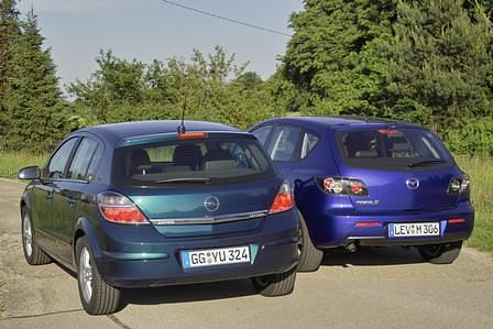 Opel Astra vs. Mazda3