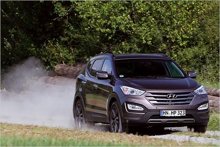 Hyundai Santa Fe im Test: Herausforderer mit Technikdefizit Hyundai Santa Fe im Test: Herausforderer mit Technikdefizit