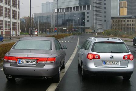 Hyundai Grandeur vs. Volkswagen Passat