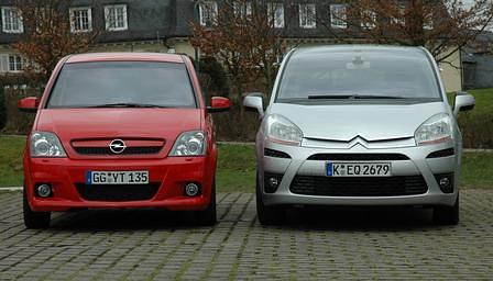 Opel Meriva OPC vs. Citroen C4 Picasso