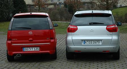Opel Meriva OPC vs. Citroen C4 Picasso