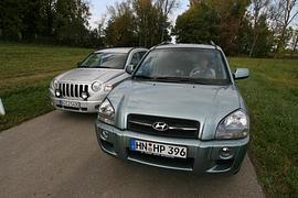 Vergleich: Compass vs. Tucson - Sanft und praktisch Vergleich: Compass vs. Tucson - Sanft und praktisch