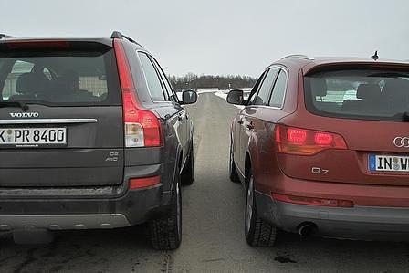Vergleich: Audi Q7 - Volvo XC90 - Köttbular gegen Weißwurst Vergleich: Audi Q7 - Volvo XC90 - Köttbular gegen Weißwurst