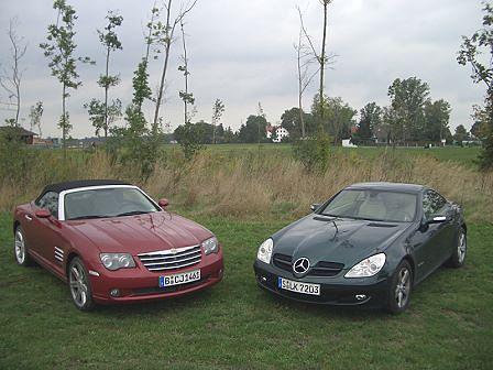 Vergleich Chrysler Crossfire Mercedes-Benz SLK