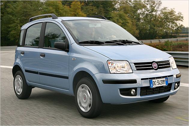 Günstigstes Erdgasfahrzeug aus dem Hause Fiat ist der tatsächlich so heißende Panda Panda