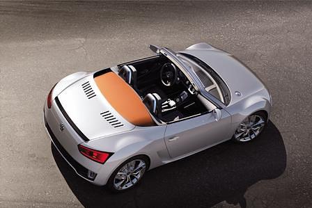 Die flotte Roadster-Studie BlueSport gibt wohl schon mal einen Vorgeschmack auf die gemeinsame Zukunftsprojekte  von Porsche und VW
