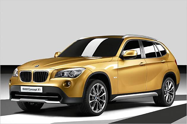 Eigentlich keine Designstudie, sondern ein auffällig lackiertes Vorserienauto: die Studie Konzept X1 vom Herbst 2008