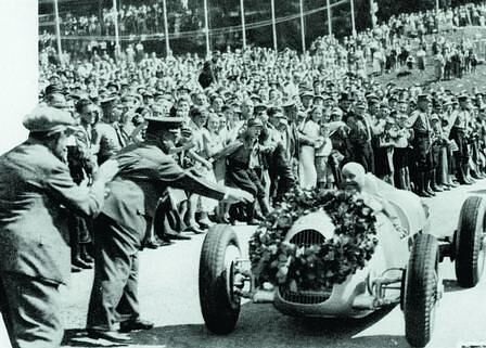Auto Union Typ C mit Achille Varzi