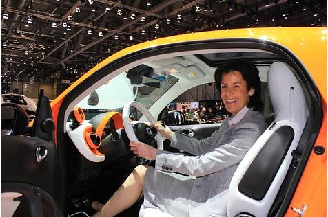Smart fortwo tailor made und Smart Chefin Annette Winkler