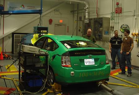 Toyota Prius Hybrid-Tuning Testlauf