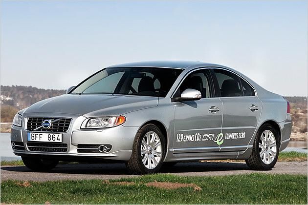 Die Spritsparvariante des S80 stößt 129 Gramm CO2 pro Kilometer aus