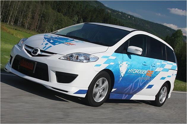 Elektromotor plus Wankel: Der Mazda Premacy Hydrogen RE Hybrid