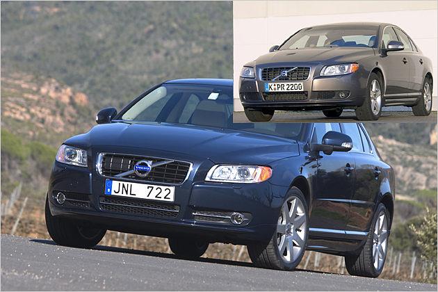 Anderer Grill und modifizierte Lufteinlässe: Der neue S80 im Vergleich zum Vorgänger