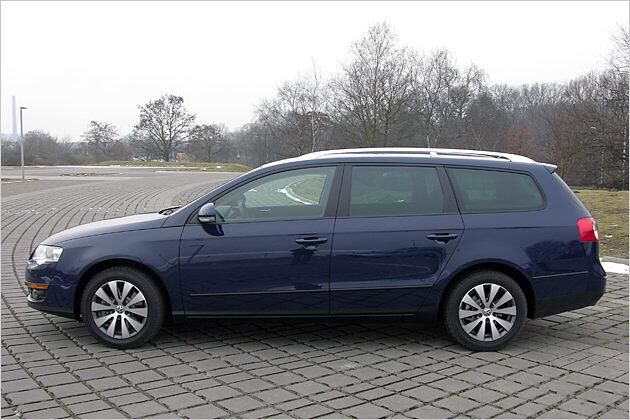 16-Zoll-Stahlräder mit Leichtlaufreifen sind beim BlueTDI Trendline Serie