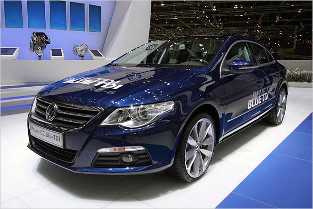 Der auf dem Genfer Auto-Salon gezeigte Passat CC BlueTDI wird dazugehören
