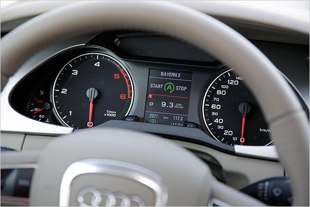 Ab Sommer 2009 werden die Vierzylinder ein Start-Stopp-System haben