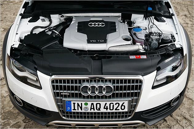 Gut verkleidete Pferde: Der Dreiliter-Diesel leistet 240 PS
