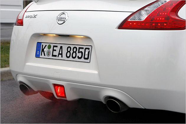 Wie eine Formel-1-Bremsleuchte: Die Nebelschlussleuchte des 370Z