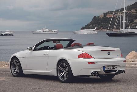 BMW M6 - Ende einer Geschwindigkeitsfahrt