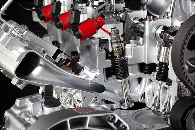 Die MultiAir-Ventilsteuerung funktioniert elektrohydraulisch
