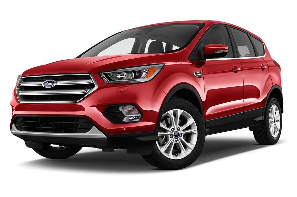 Ford Kuga (Baujahr 2017) Titanium 5 Türen seitlich vorne mit Felge