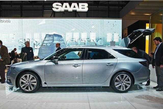 Der Name ist Programm: Der Saab 9-5 SportCombi hat eine dynamische Linienführung