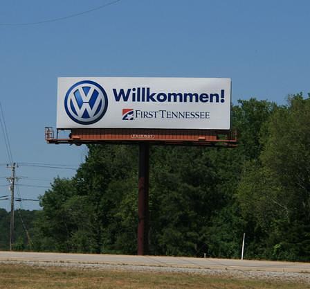 Baustelle: Das VW-Werk in Chattanooga