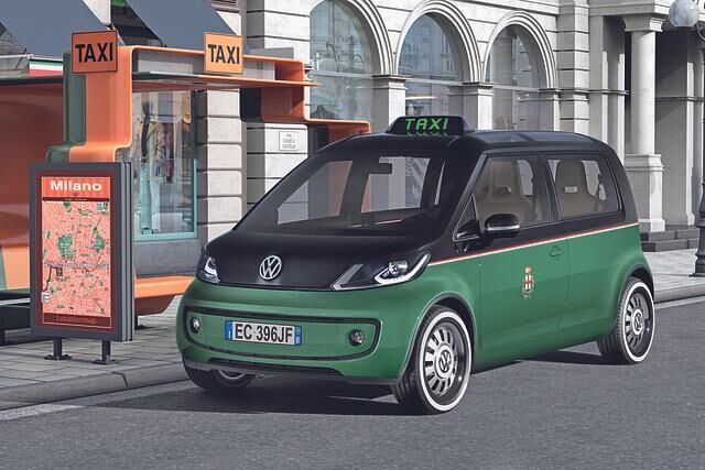 VW Studie Milano Taxi: Erstes emissionsfreies Taxi