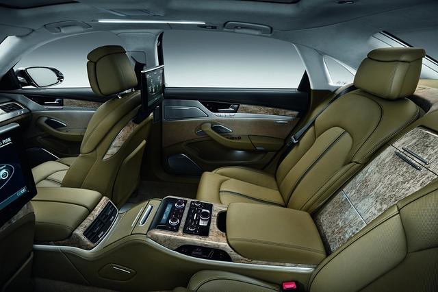 Audi A8L - Ganz oben: Mehr Radstand, mehr Leistung. Foto: Audi