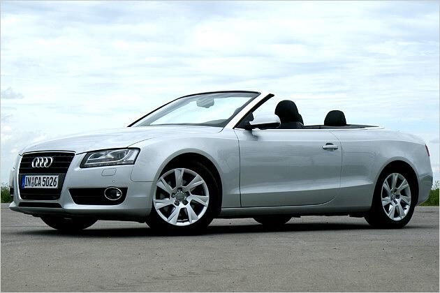 Unser Testkandidat: Das Audi A5 Cabriolet 2.0 TDI mit serienmäßigem Start-Stopp-System