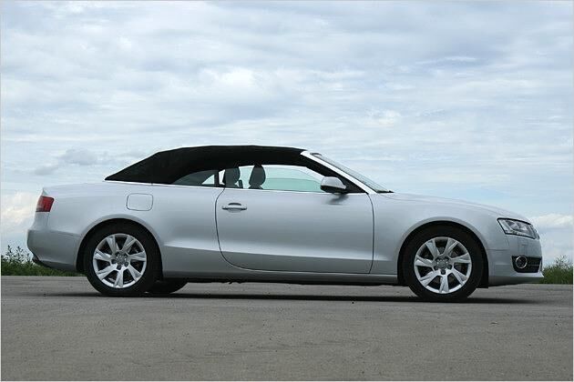 Audi setzt traditionell auf ein klassisches Stoffverdeck