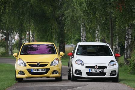 Abarth Grande Punto vs Opel Corsa OPC