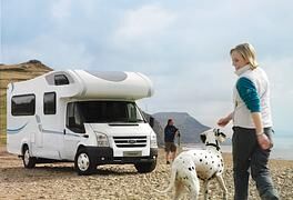 Frisch gestrichen: Wohnmobil Ford Transit Nugget