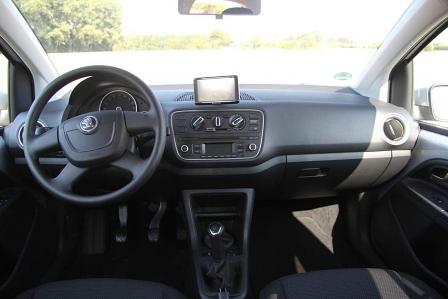 Das Cockpit des Skoda Citigo.