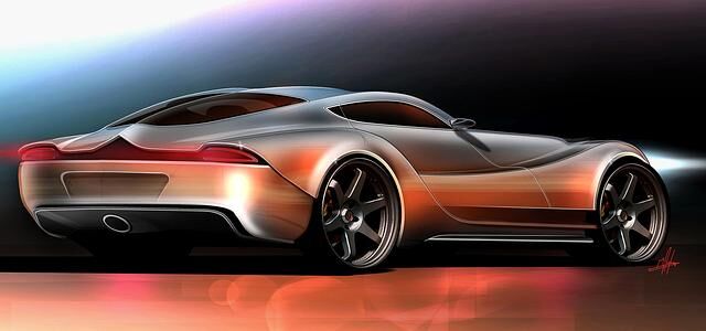 Morgan EvaGT. Rendering: Morgan